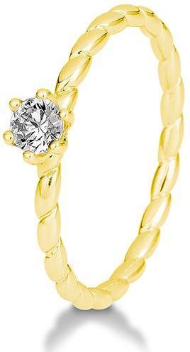 Produktbild Breuning Verlobungsring Twisted (54, 750/18 K Gold)