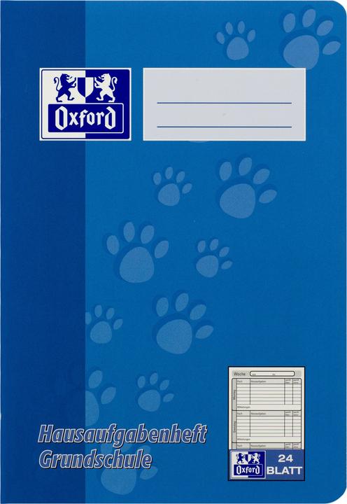 Image du produit Oxford Livre de devoirs (A5, À rayures, Couverture rigide)
