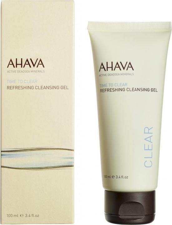 Actual product image Ahava Time to Clear Refreshing Cleansing Gel (Cleaning cloths, 100 ml)