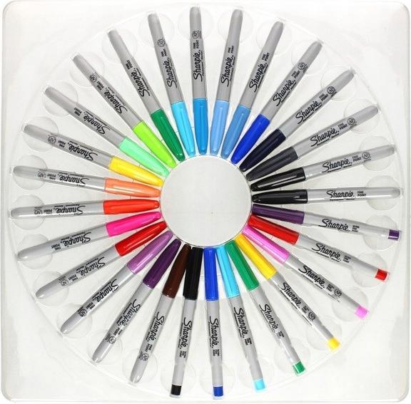 Produktbild Sharpie Permanent Marker Set ”Peacock” (Mehrfarbig, 1 mm, 28 x)