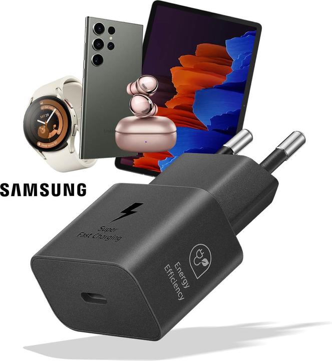Produktbild Samsung PD Travel Adapter + USB-C Kabel (25 W)