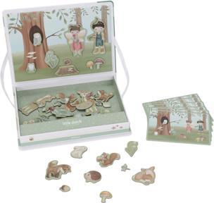 Produktbild Little Dutch Magnet Puzzle Forest Friends FSC