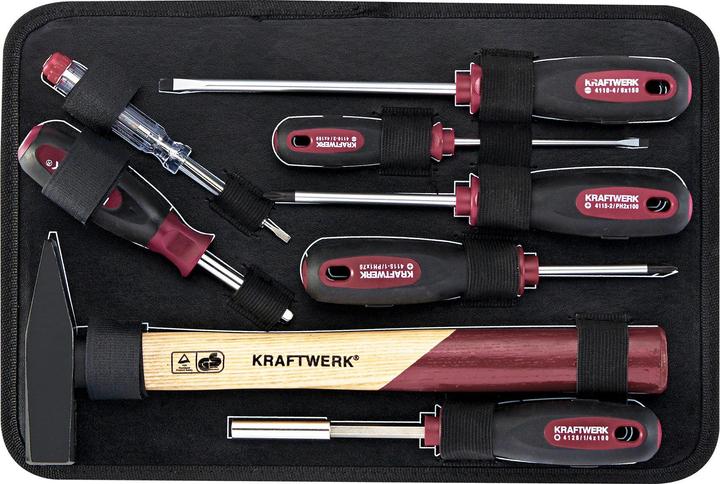 Actual product image Kraftwerk 123-t. Professional aluminium tool case KW+PB (123 pieces)