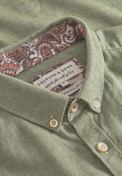 Produktbild Colours & Sons Langarmhemd Shirt Brushed Twill (L)