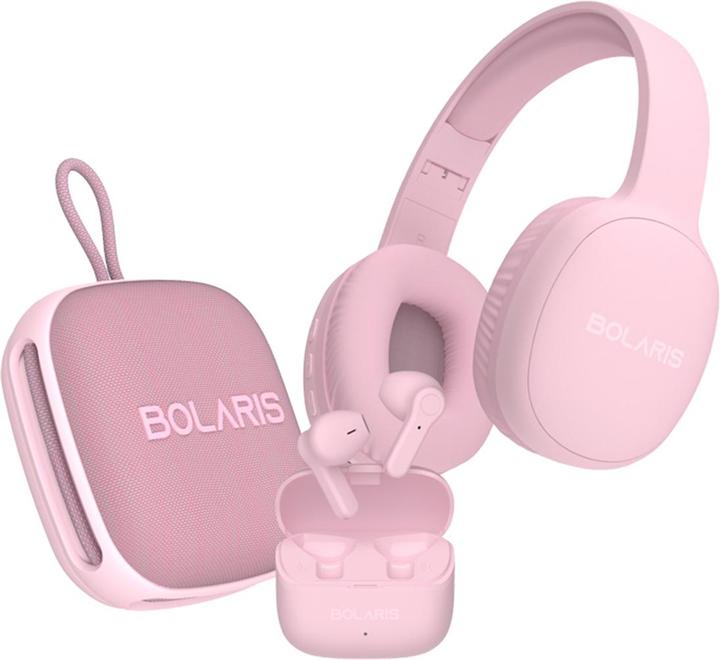 Immagine prodotto Bolaris Audio Pack 3-in-1 Cuffie Altoparlanti TWS (15 h, Senza fili)