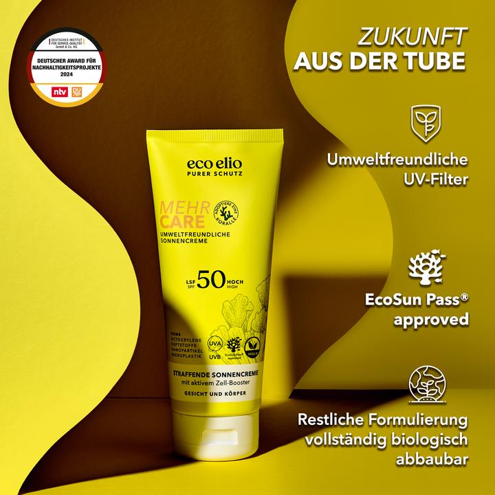 Actual product image Eco Elio Extra Care (Suntan cream, SPF 50, 75 ml, 101 g)