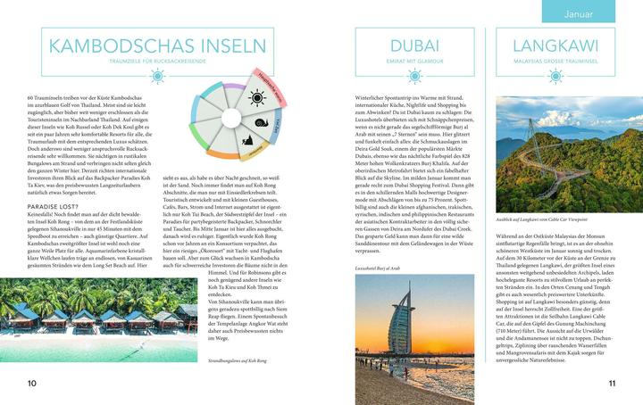 Produktbild HOLIDAY Reisebuch: Zur richtigen Zeit am perfekten Ort (Deutsch, Wolfgang Rössig, 2019)
