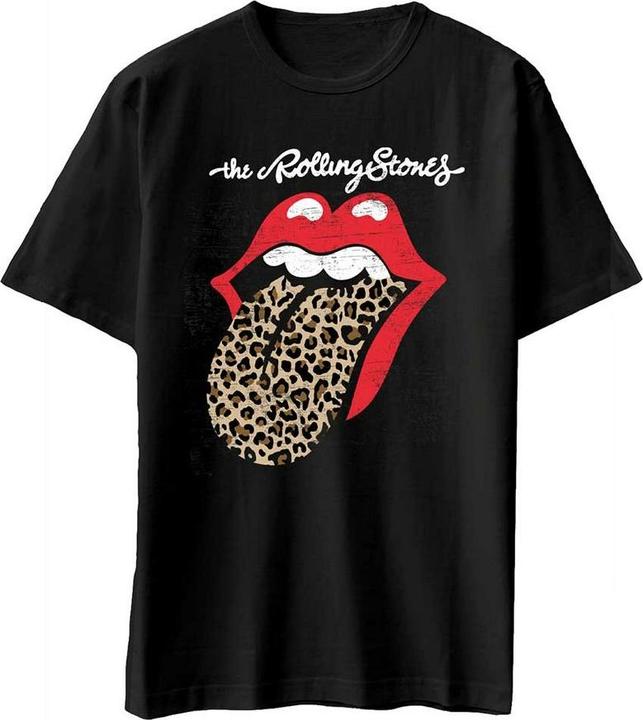 Produktbild The Rolling Stones Unisex Adult Leopard Tongue Cotton T-Shirt (XXL)