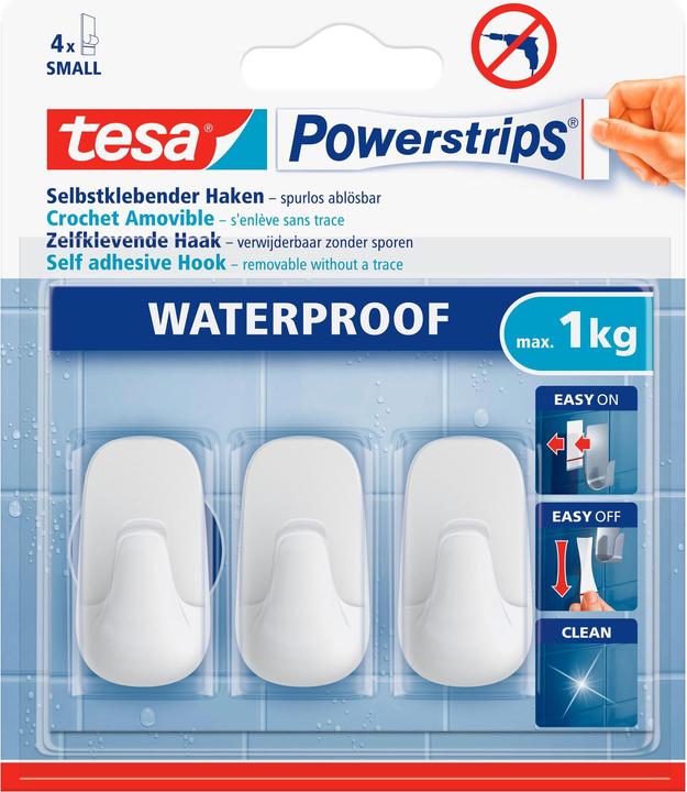 Actual product image tesa Waterproof Hook SMALL Oval