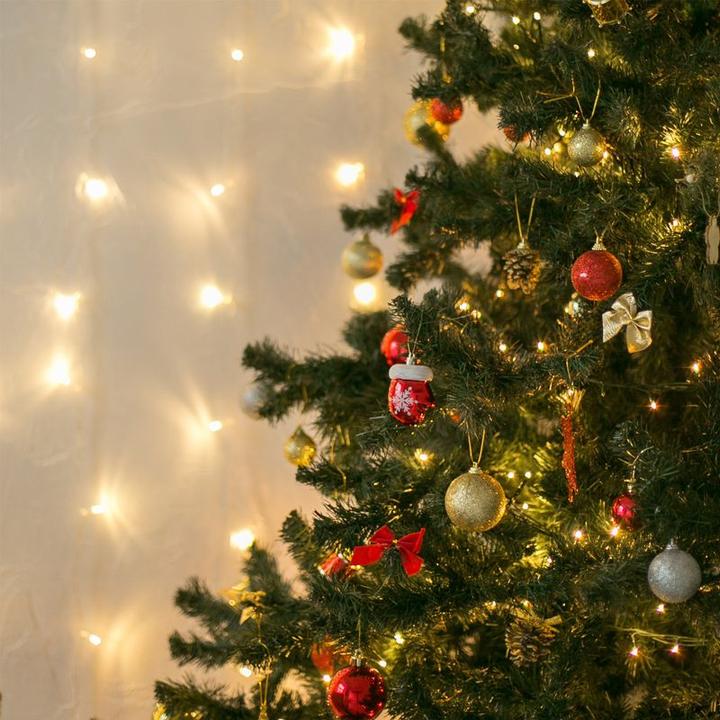 Actual product image Hermex Christmas tree rug Christmas tree skirt Christmas tree skirt mat (1 -part)