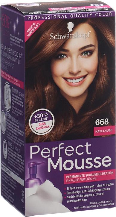 Image du produit Schwarzkopf Perfect Mousse Coloration mousse permanente 668 Noisette (668 Noisette)