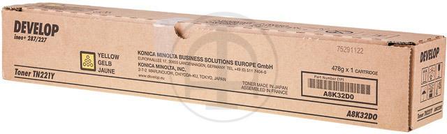 Produktbild Develop TN-221Y - 21000 Seiten - Gelb - 1 Stück(e) (Y)