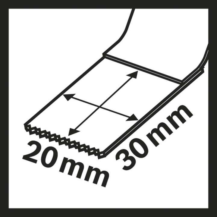 Image du produit Bosch Professional Zubehör Lame de scie plongeante BIM AIZ 20 AB, Wood and Metal, 30 x 20 mm, pack de 5
