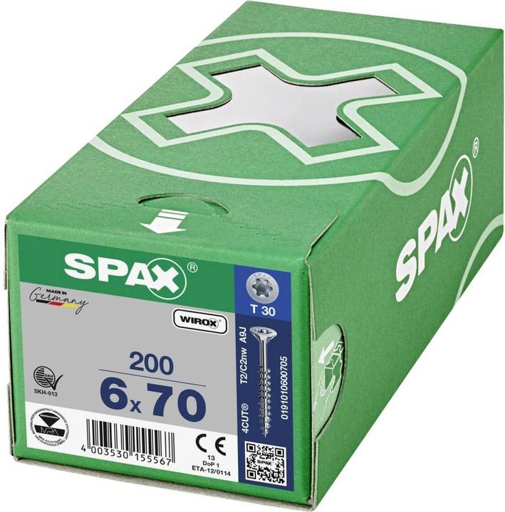 Immagine prodotto Spax Viti mordenti per pannelli truciolati (200 Viti per pezzo)