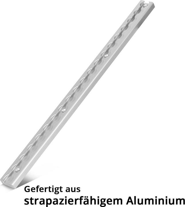 Produktbild Stahlwerk Zurrschienen 2er Set mit Zurrösen 50 cm Airlineschienen aus Aluminium