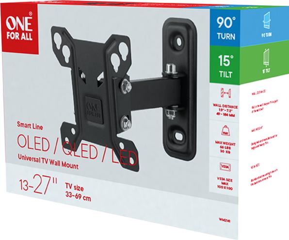 Actual product image One for All Smart WM2141 (Wall, 27", 30 kg)