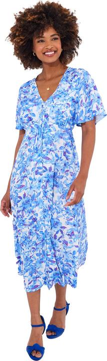 Actual product image Joe Browns Floral Floaty Sleeve Midi Dress (40)