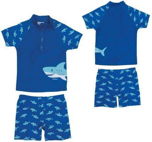 Actual product image Playshoes UV swimwear set shark size 110/116 (110, 116)