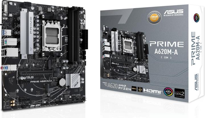 Immagine prodotto ASUS Prime A620M-A-CSM (AM5, AMD SoC, mATX)