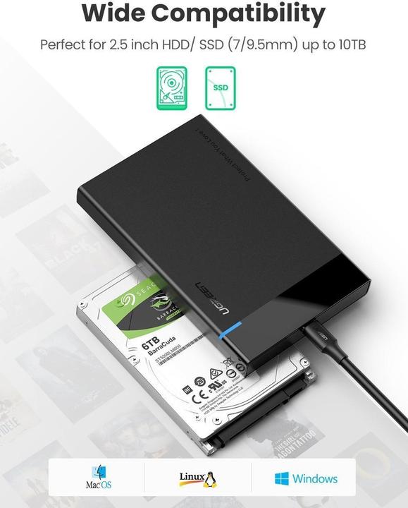 Produktbild Ugreen Hard Drive Gehäuse (2.5")