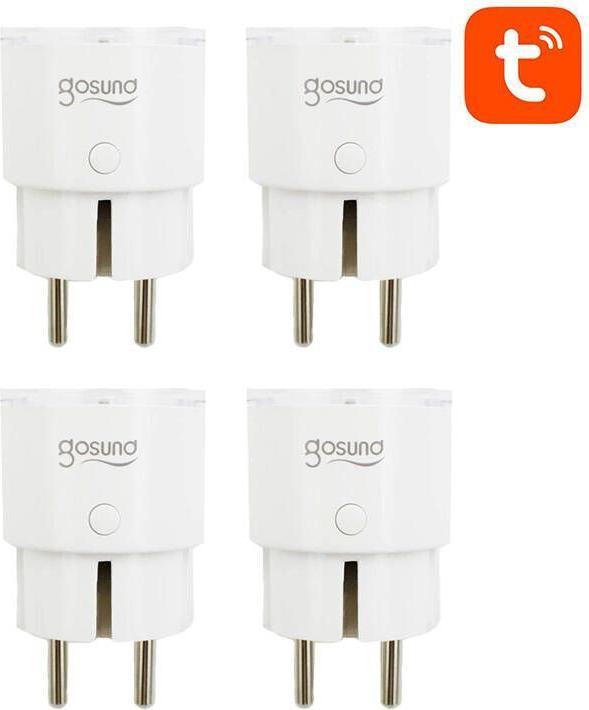 Actual product image Gosund Smart plug WiFi SP111, Tuya 4-pack