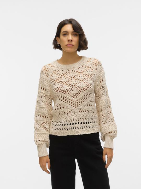 Actual product image Vero Moda Round neck balloon sleeve jumper knitted jumper (XS)