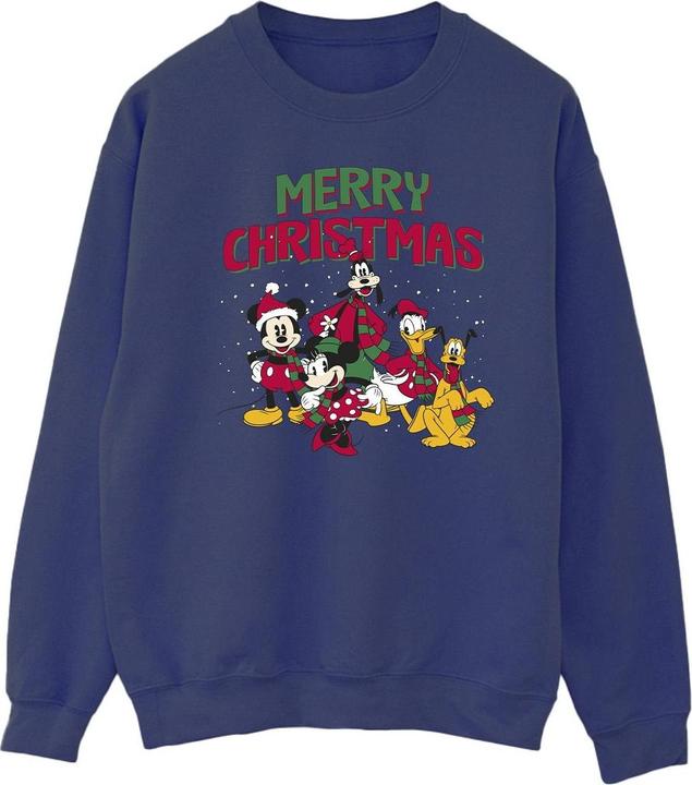 Disney Mickey Mouse Merry Christmas Characters Sweatshirt