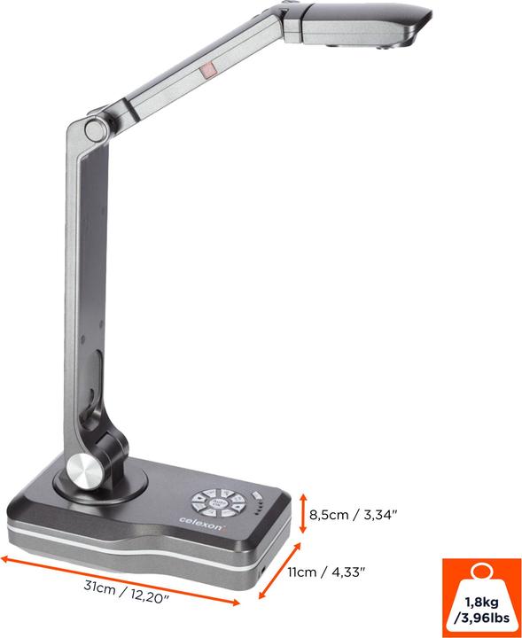 Immagine prodotto Celexon Fotocamera DK800 con custodia per il trasporto M (Full HD, A3)