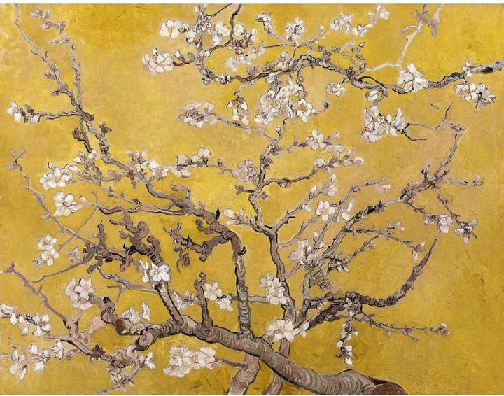 Actual product image Trenddeko van Gogh - Almond blossom ochre (144 x 260 cm)
