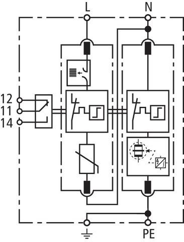 Actual product image Dehn 952121 DG M TT 2P ACI 275 FM ÜSAbl.