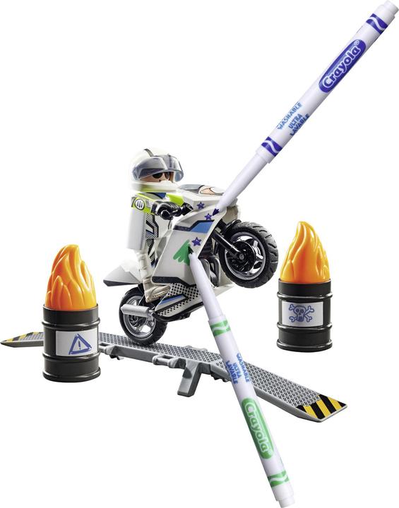 Image du produit Playmobil Couleur : Motocross Moto (71377)