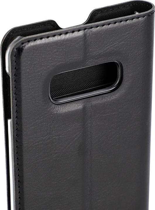 Actual product image Wave BookCase -suojakotelo, Samsung Galaxy S10e, musta (Samsung Galaxy S10e)