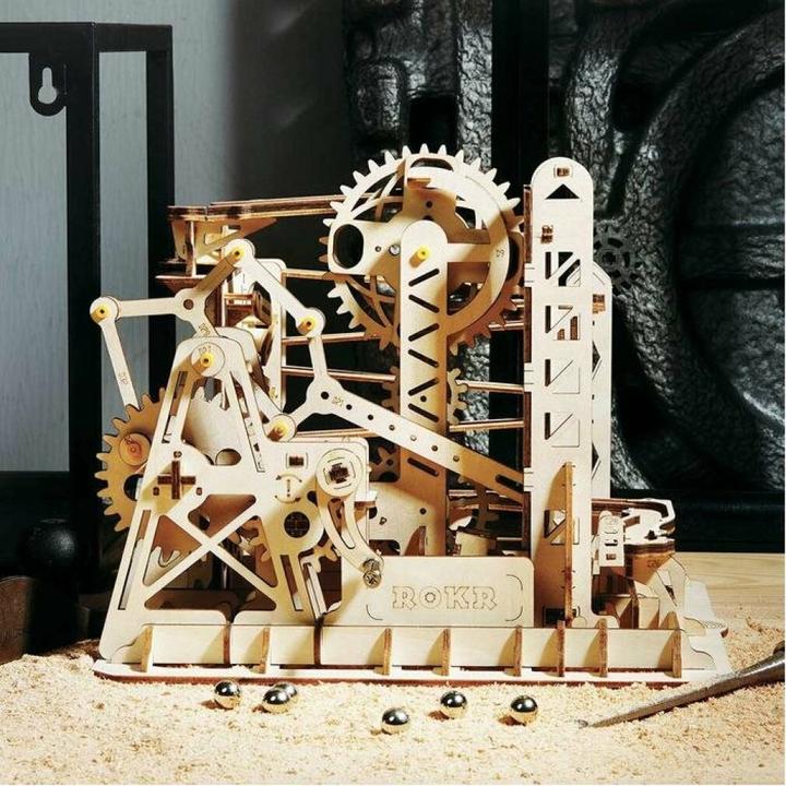 Actual product image Rokr Wooden marble run kit : Explorer (260 pieces)