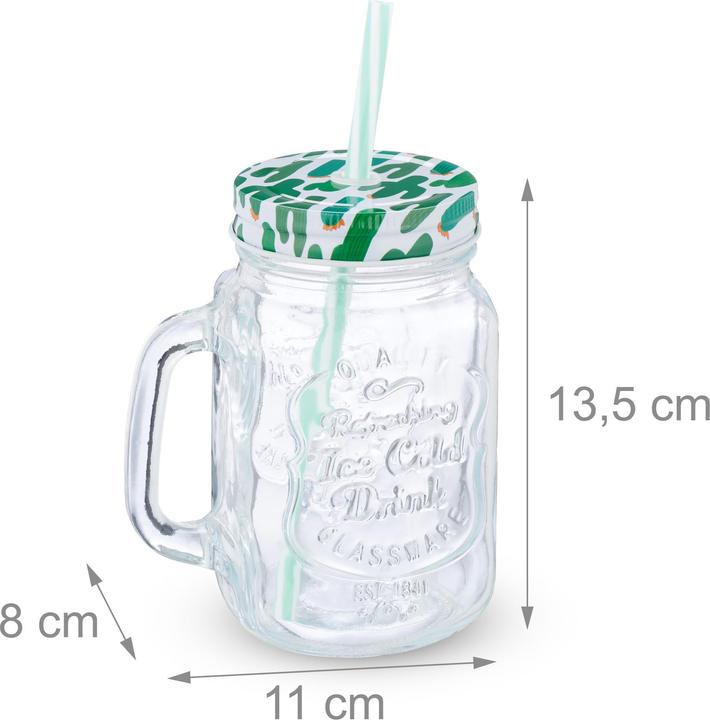 Image du produit Relaxdays 8x verre à boire (0.50 l, 1 x)