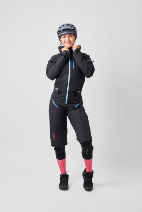 Produktbild dirtlej Dirtsuit Pro Edition Ladies, schwarz/mint, XL (XL)