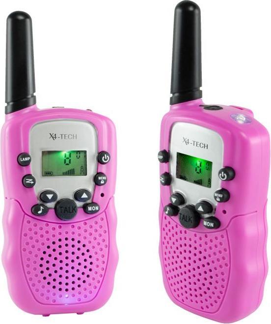 X4 TECH Walkie Talkie 2er Set pink (3 km)