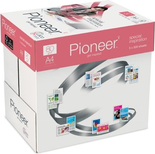 Pioneer Carta per fotocopie 465040 DIN A4 80g 2.500 fogli/confezione. (80 g/m², 2500 x, A4)