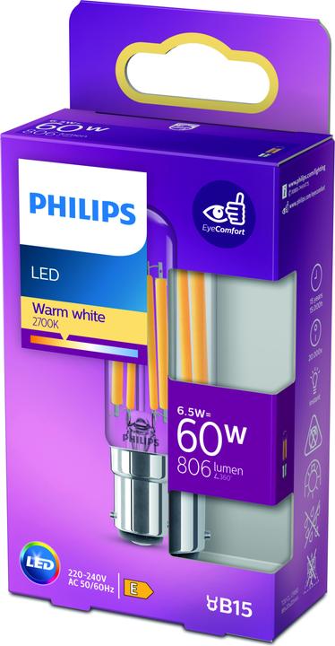 Immagine prodotto Philips Lampe (B15d, 6.50 W, 806 lm, 1 x, E)