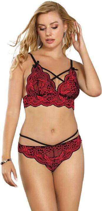 Subblime Zweiteiliges Set Spitzenoberteil Und H?Schen S/M (S)