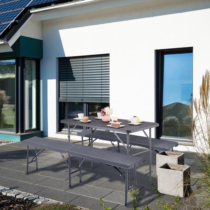 Actual product image Relaxdays Garden table (118 cm)