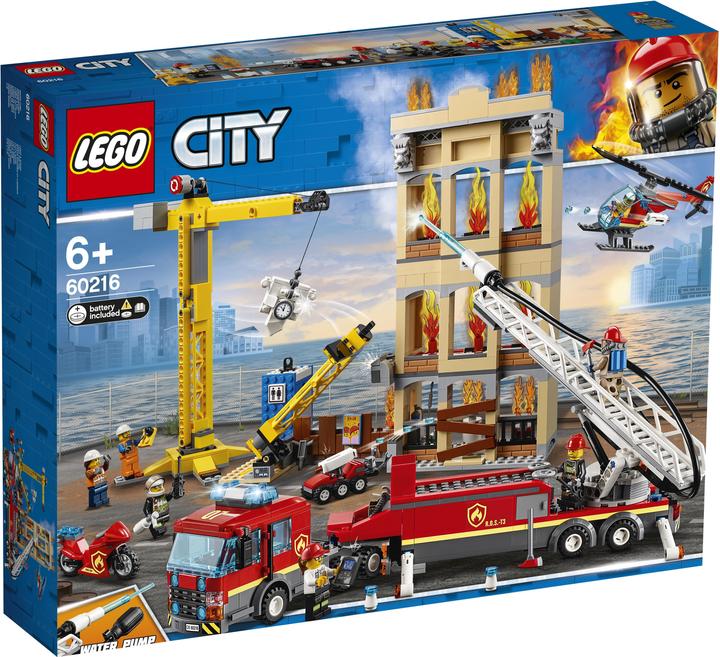 Image du produit LEGO Les pompiers du centre-ville (60216, LEGO City)