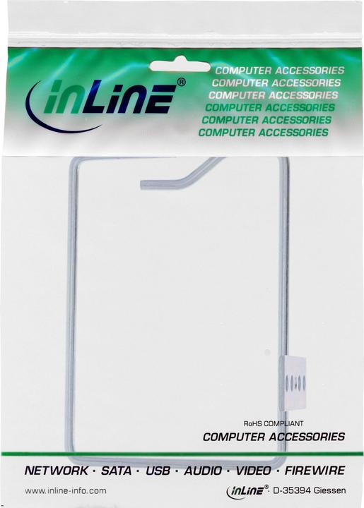 Immagine prodotto InLine ® Supporto per cavi, metallo, zincato, apertura lato corto, 140x100mm