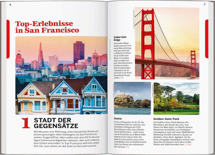 Actual product image Reiseführer San Francisco (German, Alison Bing, Sara Benson., Ashley Harrell, John A Vlahides, 2023)