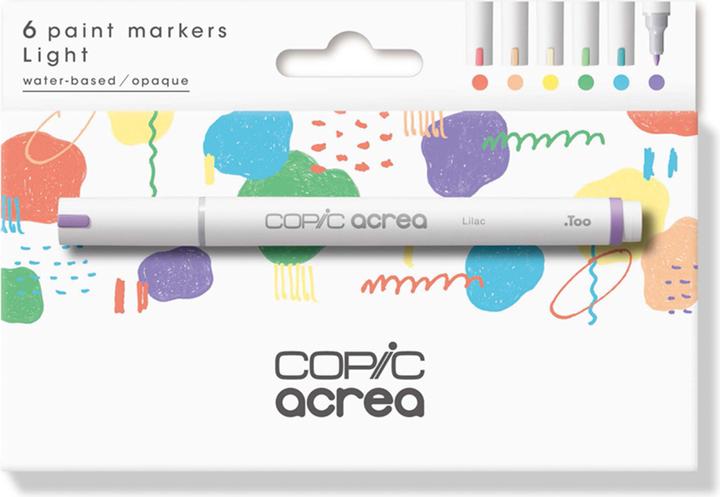 Produktbild Copic Marker acrea Set Light (Multicolor, 0.80 mm)