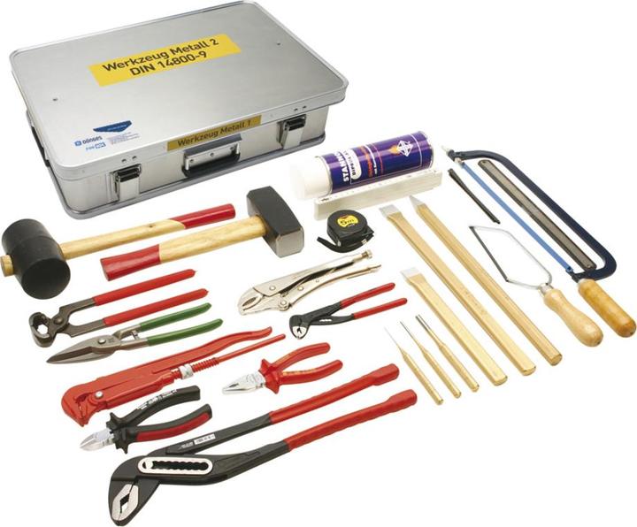 Image du produit Dönges Caisse à outils en métal 2 DIN 14800-WKM 2, complète dans Firebox (1 pièces)