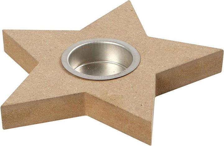 Actual product image Creativ Company Wooden tea light (2.5 x 16 x 16 cm)