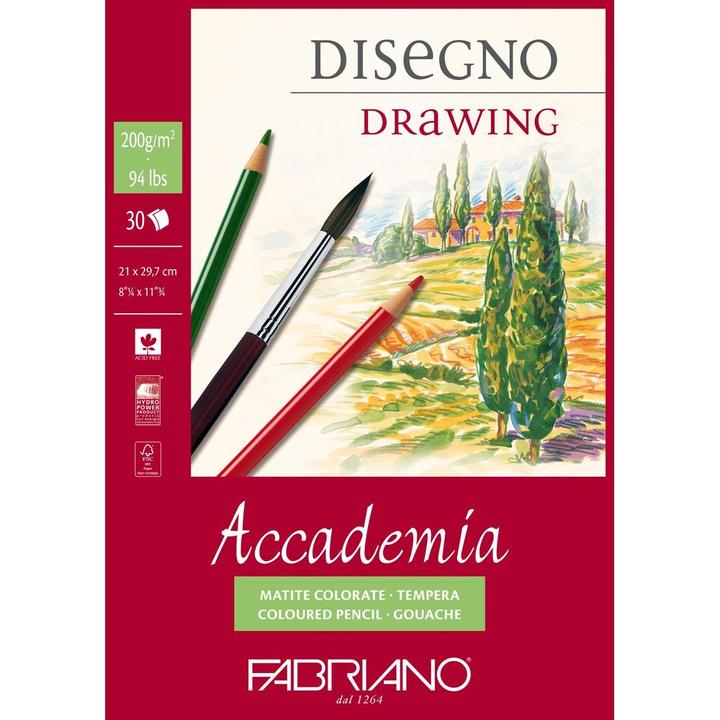 Actual product image Fabriano Academia Drawing (A4, Plain)