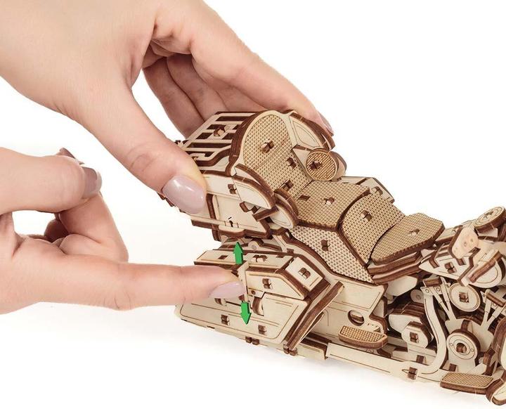 Image du produit Eco Wood Art Kit de maquette 3D en bois -Moto Cruiser