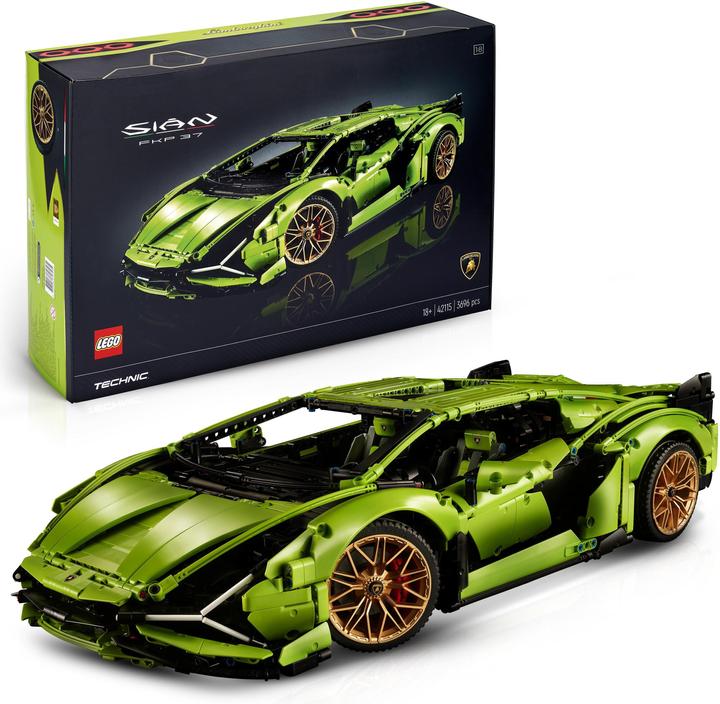 Image du produit LEGO Lamborghini Sián FKP 37 (42115, LEGO Technic, LEGO difficiles à trouver)