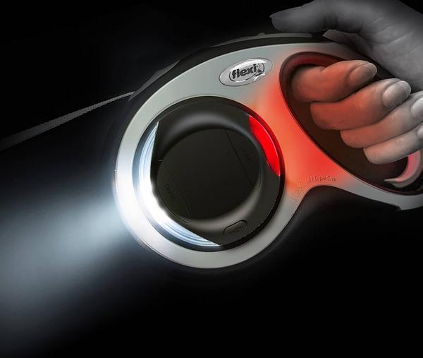 Image du produit Flexi Système d'éclairage LED avec batterie, gris (S, M, L, Chien, Général)